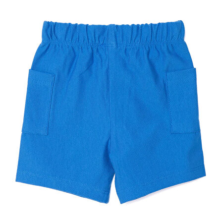 HelloBaby Erkek Bebek Basic Şort Reçme Paça İndigo