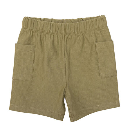 HelloBaby Erkek Bebek Basic Şort Reçme Paça İndigo
