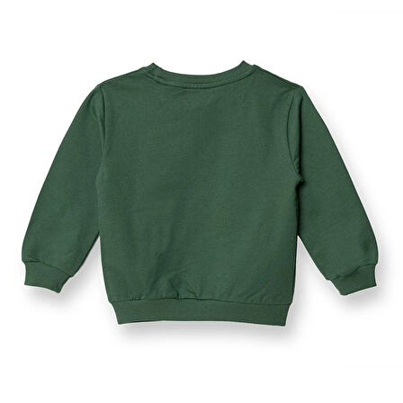 HelloBaby Erkek Bebek Sweatshirt Bisiklet Yaka Uzun Kol