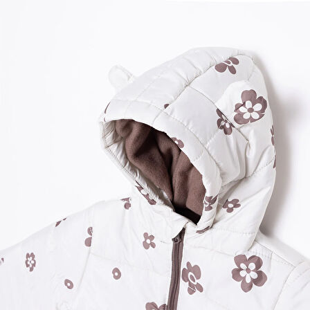 HelloBaby Kız Bebek Mont Fermuarlı Uzun Kol