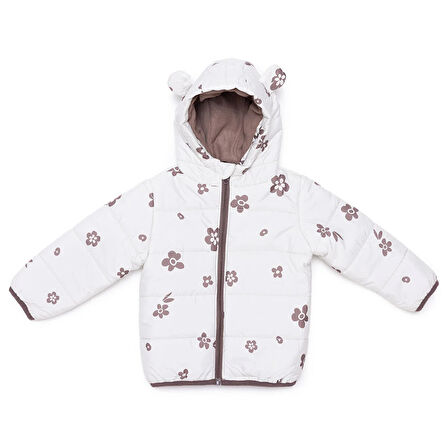 HelloBaby Kız Bebek Mont Fermuarlı Uzun Kol
