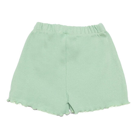 HelloBaby Kız Bebek Etek Sun Flower Reçme Paça Yeşil