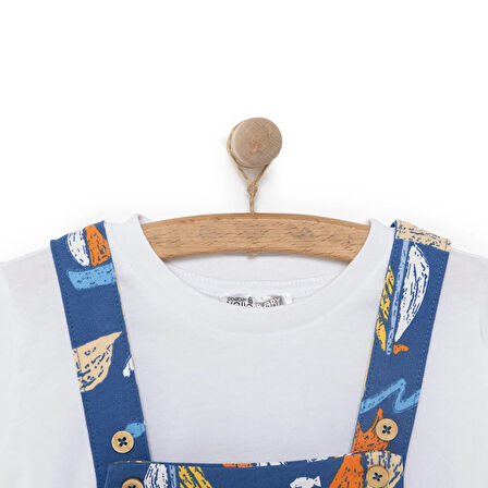 HelloBaby Basic Şort Salopet-Tshirt