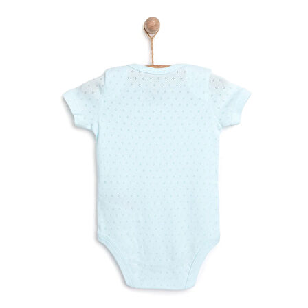 HelloBaby Jakarlı Kısa Kol Body