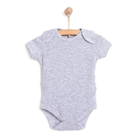 HelloBaby Jakarlı Kısa Kol Body