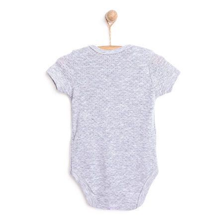 HelloBaby Jakarlı Kısa Kol Body