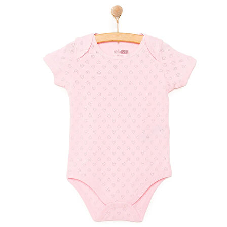 HelloBaby Jakarlı Kısa Kol Body
