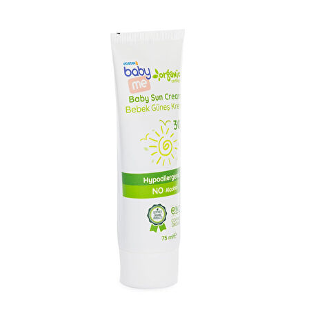 baby me Organik Güneş Kremi 75 ml