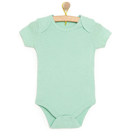 HelloBaby Jakarlı Kısa Kol Body