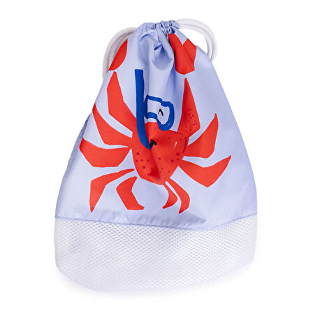 HelloBaby Erkek Çocuk Plaj Çantası İpli Yengeç Desen