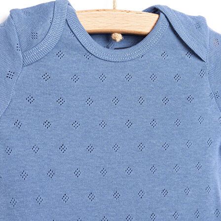 HelloBaby Jakarlı Kısa Kol Body