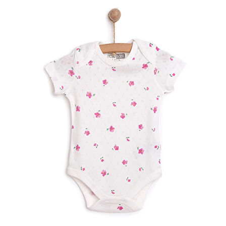 HelloBaby Jakarlı Kısa Kol Body