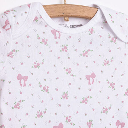 HelloBaby Jakarlı Kısa Kol Body