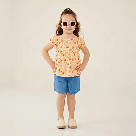 HelloBaby Sweet Peach Bluz-Şort