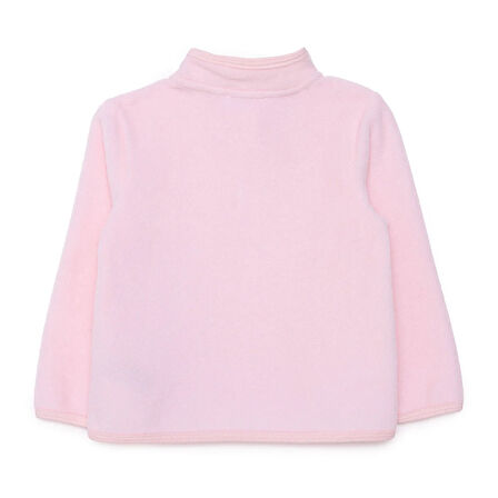 HelloBaby Kız Bebek Polar Hırka Fermuarlı Hakim Yaka Uzun Kol