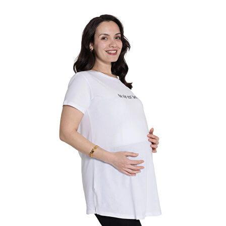 baby mom Hamile Kısa Kol Tshirt