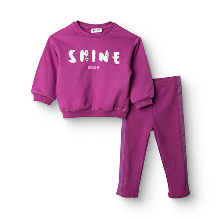 HelloBaby Motto Girl Sweatshirt - Tayt