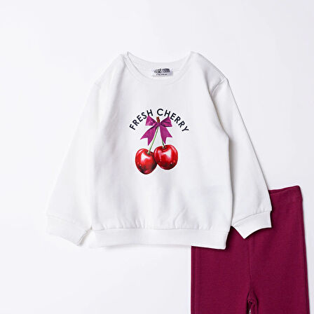 HelloBaby Motto Girl Sweatshirt - Tayt