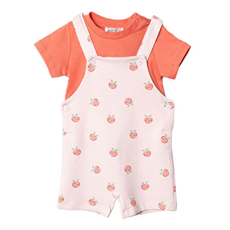 HelloBaby Yenidoğan Şort Salopet-Tshirt