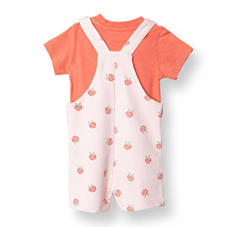 HelloBaby Yenidoğan Şort Salopet-Tshirt