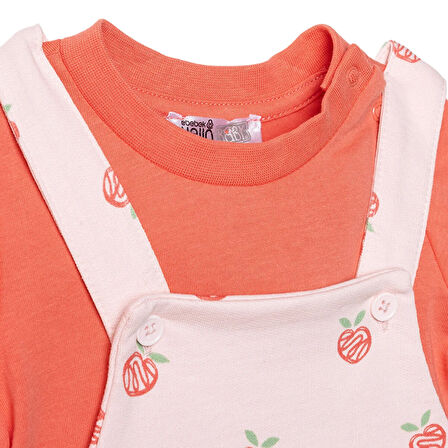 HelloBaby Yenidoğan Şort Salopet-Tshirt