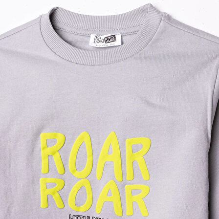 HelloBaby Erkek Bebek Eşofman Takım Bisiklet Yaka Uzun Kol