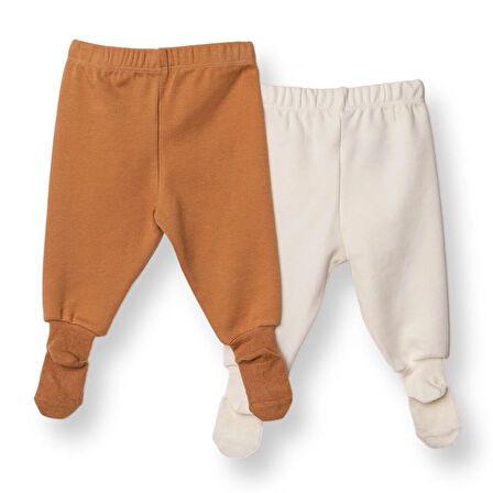 HelloBaby Erkek Bebek 2li Çoraplı Pantolon İnterlok