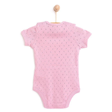 HelloBaby Jakarlı Kısa Kol Body
