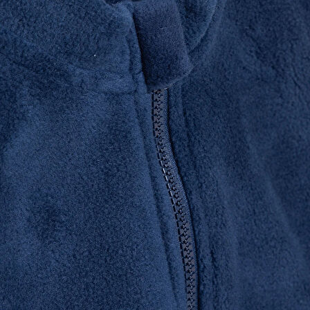 HelloBaby Erkek Bebek Polar Yelek Fermuarlı Hakim Yaka Atlet Kol