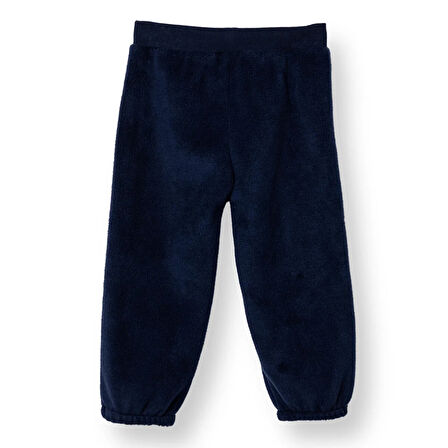 HelloBaby Erkek Bebek Polar Pantolon Modelli Yaka Atlet Kol Lastikli Paça