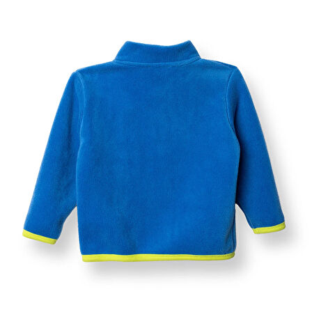 HelloBaby Erkek Bebek Polar Hırka Fermuarlı Cepli Uzun Kol