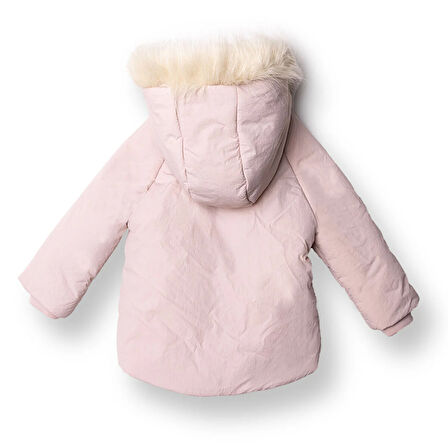 HelloBaby Kız Bebek Mont Fermuarlı Uzun Kol