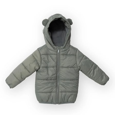 HelloBaby Erkek Bebek Mont Fermuarlı Kapüşonlu Uzun Kol