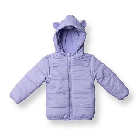 HelloBaby Kız Bebek Mont Fermuarlı Uzun Kol