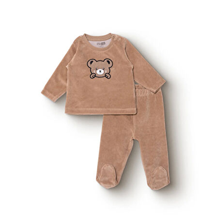 HelloBaby Yenidoğan Kadife Patikli Alt-S