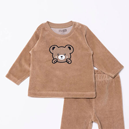 HelloBaby Yenidoğan Kadife Patikli Alt-S