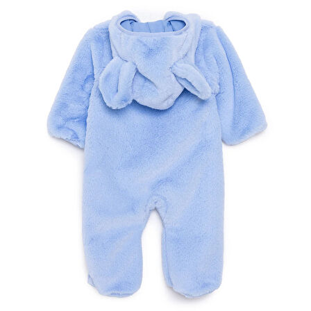 HelloBaby Erkek Bebek Yenidoğan Welsoft Patikli Tulum Fermuarlı Uzun Kol Patikli Paça