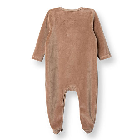 HelloBaby Yenidoğan Kadife Patikli Tulum