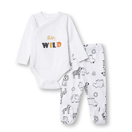 HelloBaby Yenidoğan Zıbın Body-Patikli A