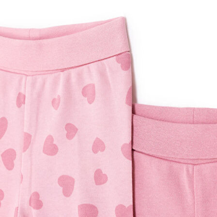 HelloBaby Kız Bebek 2li Patikli Alt