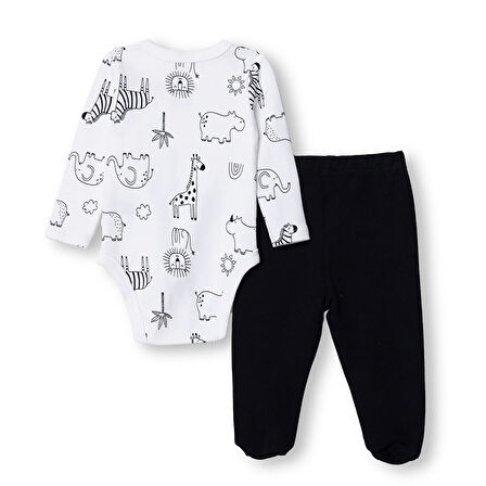 HelloBaby Yenidoğan Zıbın Body-Patikli A