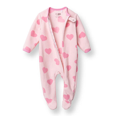 HelloBaby Yenidoğan Polar Patikli Tulum