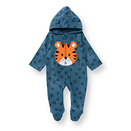 HelloBaby Yenidoğan Polar Patikli Tulum