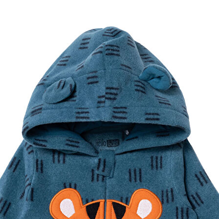 HelloBaby Yenidoğan Polar Patikli Tulum