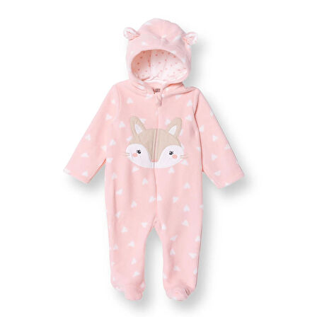 HelloBaby Yenidoğan Polar Patikli Tulum