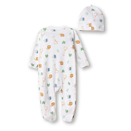 HelloBaby Yenidoğan Tulum-Şapka