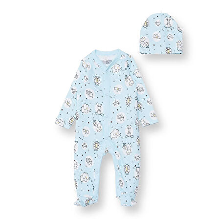 HelloBaby Yenidoğan Tulum-Şapka