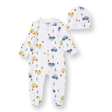 HelloBaby Yenidoğan Tulum-Şapka