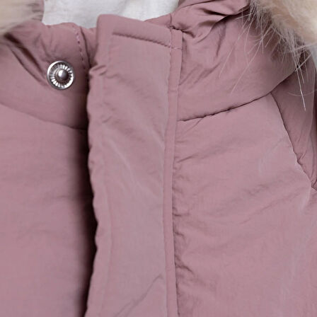 HelloBaby Kız Bebek Mont Polyester Uzun Kol