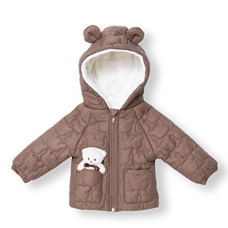 Midimod Erkek Bebek Mont Fermuarlı Uzun Kol